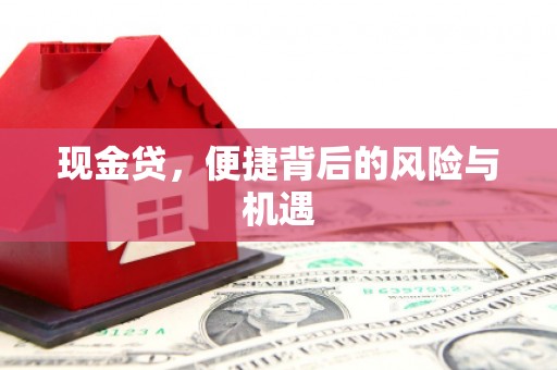 北港现金贷，便捷背后的风险与机遇