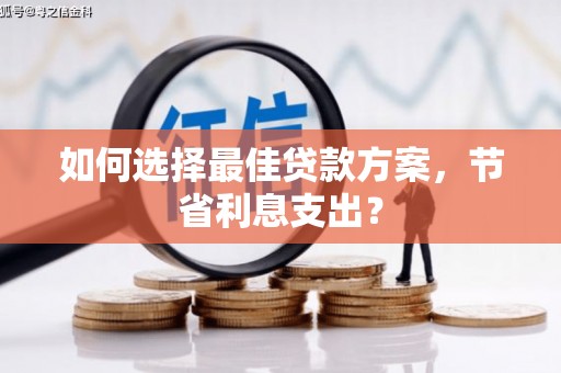 北港如何选择最佳贷款方案，节省利息支出？