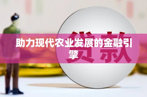 北港助力现代农业发展的金融引擎