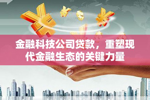 北港金融科技公司贷款，重塑现代金融生态的关键力量