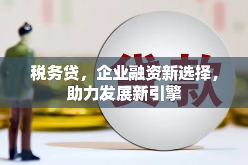 北港税务贷，企业融资新选择，助力发展新引擎