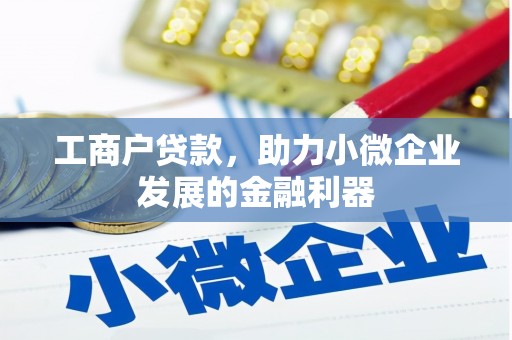 北港工商户贷款，助力小微企业发展的金融利器