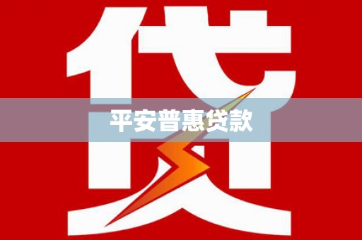 北港平安普惠贷款
