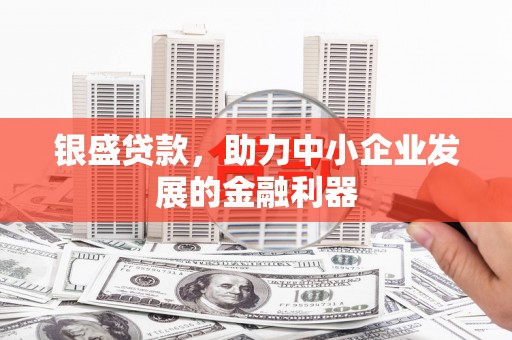 北港银盛贷款，助力中小企业发展的金融利器