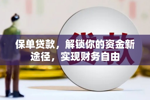 北港保单贷款，解锁你的资金新途径，实现财务自由