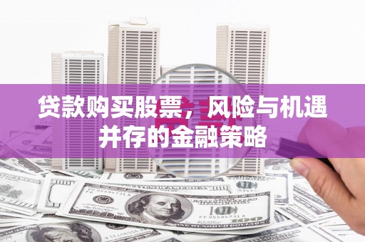北港贷款购买股票，风险与机遇并存的金融策略