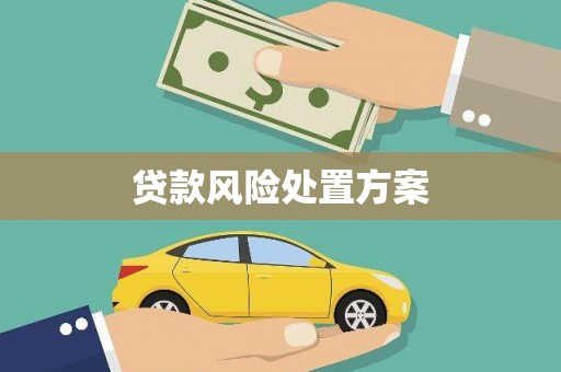 北港贷款风险处置方案