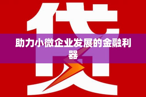 北港助力小微企业发展的金融利器
