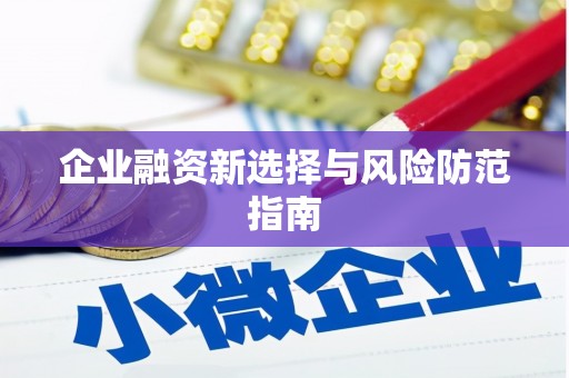 北港企业融资新选择与风险防范指南