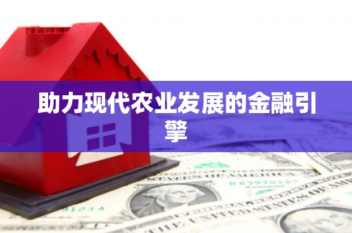 北港助力现代农业发展的金融引擎