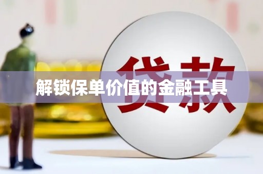 北港解锁保单价值的金融工具