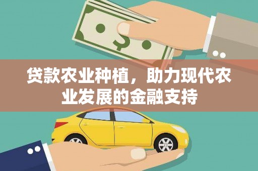 北港贷款农业种植，助力现代农业发展的金融支持