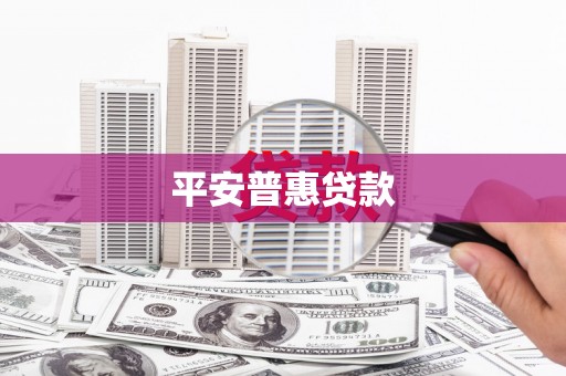 北港平安普惠贷款